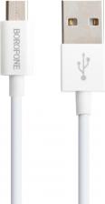 Кабель/переходник Borofone Кабель micro usb - usb BX22 1 м белый