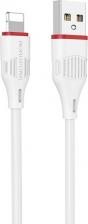 Кабель/переходник Borofone Кабель USB*2.0 Am - Lightning BX17 White, белый - 1 метр BX17i White