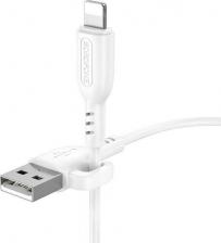 Кабель/переходник Borofone Кабель USB - Lightning BX91i 1 м белый
