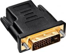 Кабель/переходник Buro Адаптер DVI-D (m) - HDMI (f), GOLD, черный [bhp ret ada_hdmi-dvi]