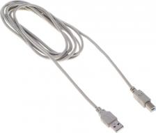 Кабель/переходник Buro Кабель USB2.0 USB A(m) - USB B(m), 3м, блистер, серый [bhp ret usb_bm30]