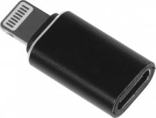Кабель/переходник Buro Переходник BU-LIGHT-TYPEC(F), USB Type-C (F) - Lightning (m), черный