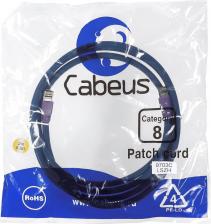 Кабель/переходник Cabeus Экранированный патч-корд PC-SSTP-RJ45-Cat.8-2m-LSZH