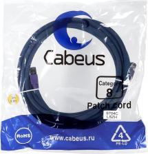 Кабель/переходник Cabeus Экранированный патч-корд S/FTP, PC-SSTP-RJ45-Cat.8-3m-LSZH