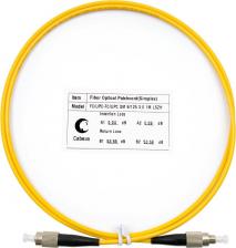Кабель/переходник Cabeus Оптический шнур simplex fc-fc 9/125 sm 25м lszh FOP(s)-9-FC-FC-25m