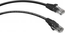 Кабель/переходник Cabeus Патч-корд U/UTP PC-UTP-RJ45-Cat.5e-0.3m-BK-LSZH категория 5е, 2xRJ45/8p8c, неэкранированный, черный, LSZH, 0.3м