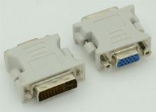 Кабель/переходник Cablexpert Адаптер, DVI-A 29(m)-VGA(f), белый 1836846