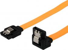 Кабель/переходник Cablexpert Аксессуар Кабель SATA3 7pin - 7pin 50cm CC-SATAM-DATA90-YL-50CM