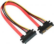 Кабель/переходник Cablexpert Аксессуар SATA 7 + SATA 15pin 30cm CC-SATAMF-715-30CM