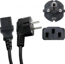 Кабель/переходник Cablexpert Кабель питания Schuko (M)-IEC-320-C13, 10A, 1.8м, черный