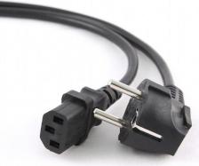 Кабель/переходник Cablexpert Кабель питания Schuko (M)-IEC-320-C13, 10A, 5м, черный