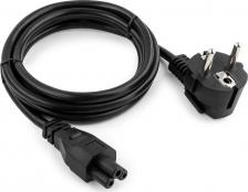 Кабель/переходник Cablexpert Кабель питания Schuko (M)-IEC-320-C5 угловая вилка/прямой штекер, 10A, 1м, черный PC-186-ML12