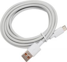 Кабель/переходник Cablexpert Кабель USB-USB Type-C, экранированный, быстрая зарядка, 6А, 66 Вт, 1.8 м, белый, CC-USB2-AMCM-66W-1.8M-W