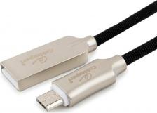 Кабель/переходник Cablexpert Кабель USB2.0 тип А(m)-microB(5P) 0.5м Platinum черный