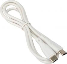 Кабель/переходник Cablexpert Кабель USB2.0 Type-C/Type-C, Classic 0.1, 3A, 60Вт, PD/QC3.0, медь, 2м, белый
