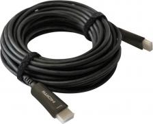 Кабель/переходник Digma Кабель аудио-видео HDMI 2.0 AOC HDMI (m)/HDMI (m) 30м. черный (BHP AOC 2
