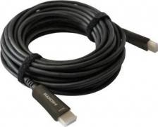 Кабель/переходник Digma Кабель аудио-видео HDMI 20 AOC HDMI (m)-HDMI (m) 50м контакты позолото черный
