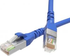 Кабель/переходник DKC Патч-корд RJ45 - RJ45 вилка-вилка 1.5м (RN6FU4515BL) синий