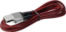 Кабель/переходник Ergolux Аксессуар USB - Lightning 3А 1.5m Black-Red ELX-CDC09-C43