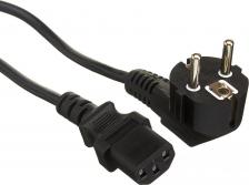 Кабель/переходник Exegate ES280999RUS Кабель питания Special PC-1,8S Евровилка угловая Schuko->С13 3 0.5mm2, CCA, черный, 1.8м