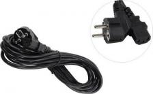 Кабель/переходник Exegate ES281003RUS Кабель питания Special PC-5S Евровилка угловая Schuko->С13 3 0.75mm2, CCA, черный, 5м