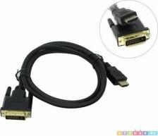 Кабель/переходник Exegate EX284907RUS Кабель HDMI-DVI EX-CC-HDMIM-DVIM-3.0 19M 25M, dual link, 3м, 2 фильтра, позолоченные контакты