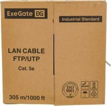 Кабель/переходник Exegate Кабель сетевой UTP 5e 305м PVC (138966)