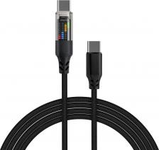 Кабель/переходник GAL Кабель CU-1247 USB-C to USB-C 1.2m Black