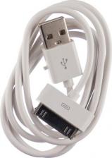 Кабель/переходник Gembird Кабель "CC-USB-AP1MW" для Apple, 30-pin, белый (1,0м)