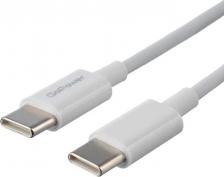 Кабель/переходник GoPower Кабель GP10TT-100W Type-C (m)-Type-C (m) 100W белый (1/200/800)