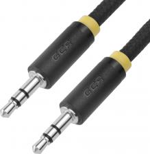 Кабель/переходник GreenConnect Кабель соединительный Jack 3.5mm(M)-Jack 3.5mm(M), 50 см, черный/желтый
