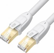 Кабель/переходник GreenConnect LAN Патч-корд 10м PROF LSZH S/FTP cat.8 40 Гбит/с RJ45 LAN ethernet high speed компьютерный кабель для интернета медный экранированные коннекторы