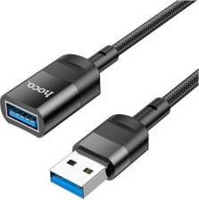 Кабель/переходник Hoco Аксессуар U107 USB - USB 1.2m Black 6931474761910