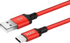 Кабель/переходник Hoco Кабель х14 Type-C 2м Red/Black