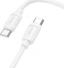 Кабель/переходник Hoco Кабель интерфейсный X115 6942007652001 USB-C-USB-C 1.2м белый