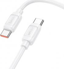 Кабель/переходник Hoco Кабель интерфейсный X115 6942007652025 USB-C-USB-C 1.2м белый