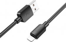 Кабель/переходник Hoco Кабель Lightning-USB X96 1 м черный