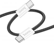 Кабель/переходник Hoco Кабель Type-C на Type-C, X104, 2м, 60W, черный