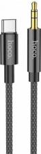 Кабель/переходник Hoco Кабель UPA19 AUX - Jack 3.5 Type-C 1m Black