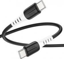 Кабель/переходник Hoco Кабель Usb-c X82 Type-C, 3А, Pd60w, 1м, силикон (черный)