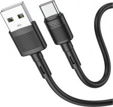 Кабель/переходник Hoco Кабель usb type-c - usb type-c 1 м черный 6931474770929