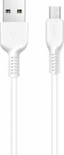 Кабель/переходник Hoco Кабель X20 Flash microUSB White