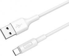 Кабель/переходник Hoco Кабель X25 USB - USB Type-C 1м White