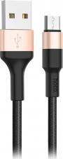 Кабель/переходник Hoco Кабель X26 Micro,2.0А,1м,черный с красным