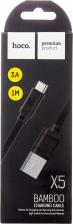 Кабель/переходник Hoco Кабель x5 microUSB 1м Black