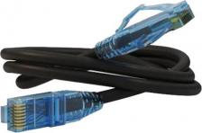 Кабель/переходник HyperLine Патч-корд PC-LPM-UTP-RJ45-RJ45-C6-0.3M-LSZH-BK