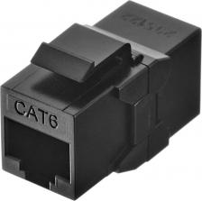 Кабель/переходник HyperLine Переходник компьютерный (444915) RJ-45 8P8C CAT6 черный