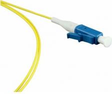 Кабель/переходник HyperLine Волоконно-оптический пигтейл FPT-B9-9-LC/UR-1M-LSZH-YL