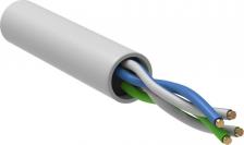 Кабель/переходник ITK Каб. в. п. U/UTP кат. 5E 2x2х24AWG solid LSZH 500м бел. IEK LC1-C5E02-128