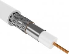 Кабель/переходник ITK Кабель коаксиальный Generica, RG-6, 100м, белый [cc3-r6f1-111-100-g]